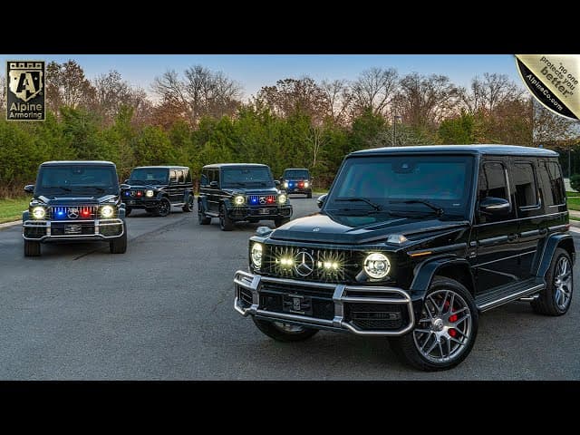 Armored Mercedes-Benz G63 AMG 