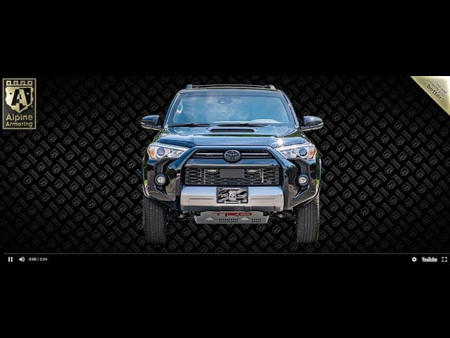 Armored Toyota 4Runner TRD Off Road