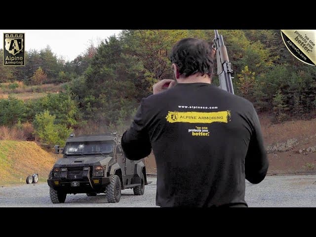 Inside a Pit-Bull®SWAT Truck During a Live Fire Test