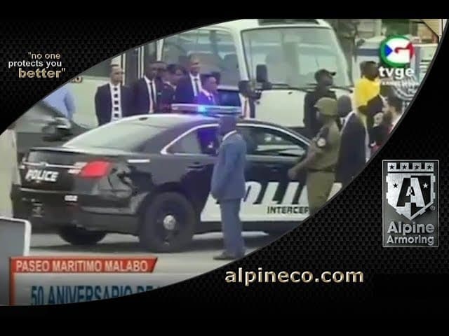 Alpine Armoring Presidential Motorcade - Police Vehicles for Equatorial Guinea	